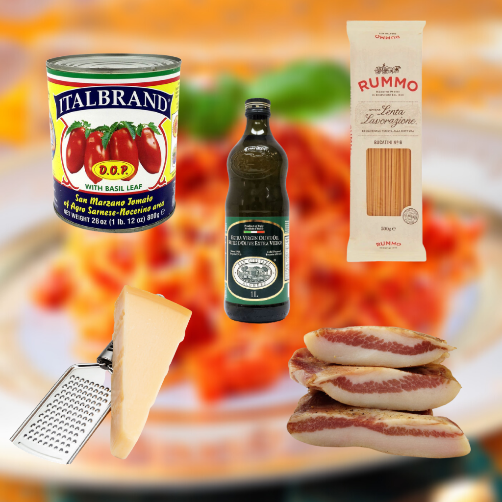 AMATRICIANA PASTA RECIPE KIT - Salumi Pasini