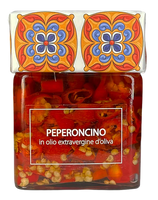 Tenuta Sant'Ilario Hot Peppers Chunks in EVOO 280 gr / 9.87 oz