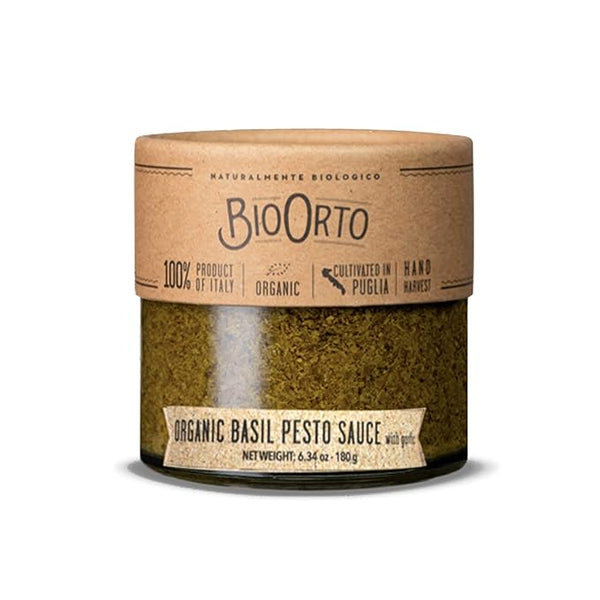 Bio Orto Organic Basil Pesto 180 gr / 6.34 oz
