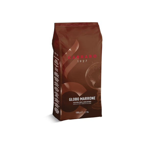 Carraro Globo Marrone Coffee Beans, 1 kg / 2.2 lbs