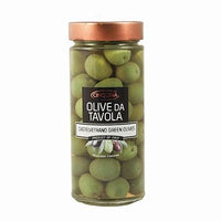 Cinquina Green Castelvetrano Whole Olives, 320 gr / 11.3 oz