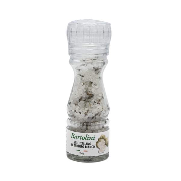 Bartolini Italian Sea Salt w/ White Truffle in Grinder 100 gr / 3.52 oz