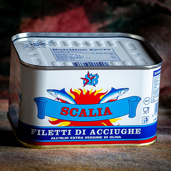 Agostino Scalia Anchovy Fillets, 25 oz.