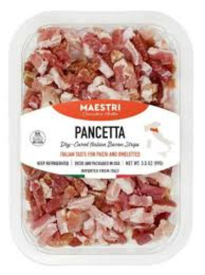 Maestri Pancetta Strips 3.5 oz.