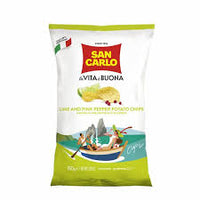 San Carlo Lime & Pink Pepper Potato Chips 50 gr
