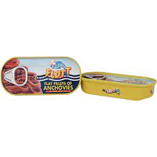 Flott Anchovy in Olive Oil Tin, 2 oz.