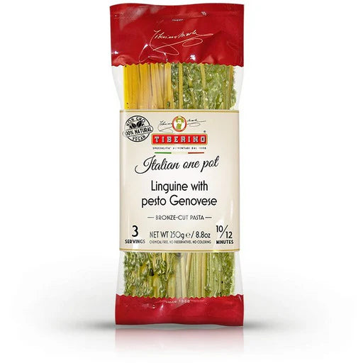 Tiberino Linguine Basil Pesto, 7 oz