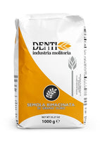 Denti Semola Rimacinata di Grano Duro Remilled Semolina Flour, 1 kg / 2.20 lb