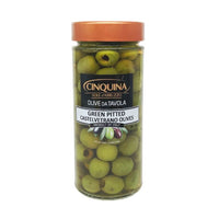 Cinquina Green Castelvetrano Pitted Olives, 320 gr / 11.3 oz