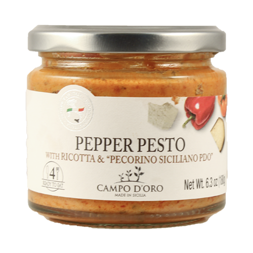 Campo D'oro Pepper Pesto 180 gr / 6.3 oz