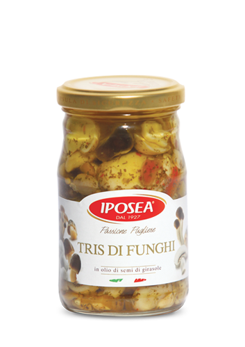 Iposea Mixed Mushrooms in Oil 314gr. (11oz)