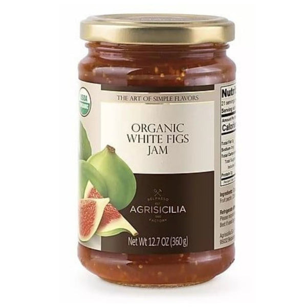 Agrisicilia Organic White Fig Jam, 12.7 oz