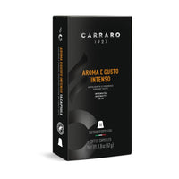 Shop Carraro Aroma e Gusto Intenso Nespresso Capsules, 10 Pods online
