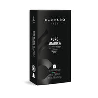 Shop Carraro Puro Arabica Nespresso Capsules, 10 Pods online