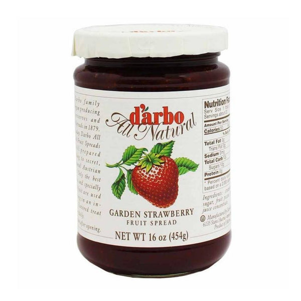 D'arbo All Natural Strawberry Fruit Spread, 16 oz