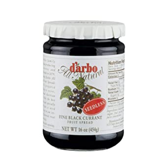 D'arbo Seedless Black Currant Jam, 16 oz – Authentic Italian
