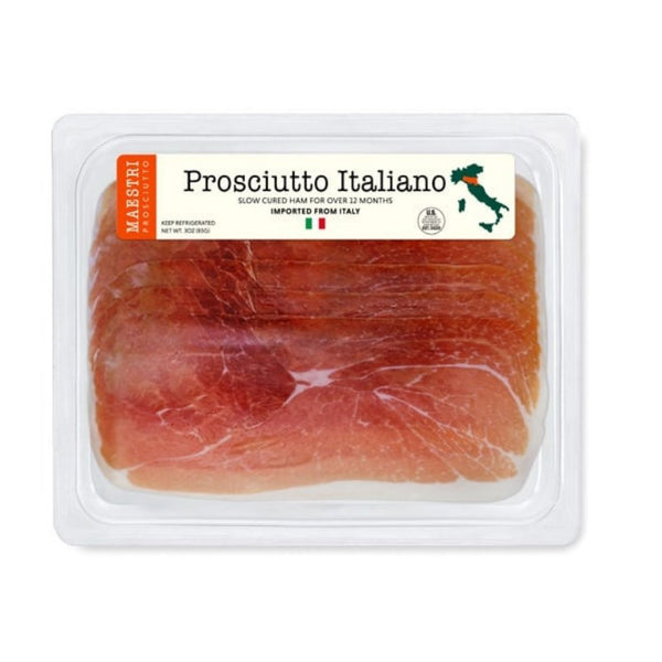 Maestri Pre-Sliced Prosciutto Italiano, 3 oz (85g)