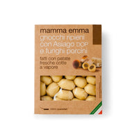 Mamma Emma Gnocchi with Porcini and Asiago DOP, 12.34 oz.