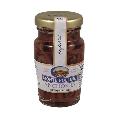 Monte Pollino Anchovies in Oil with Capers
