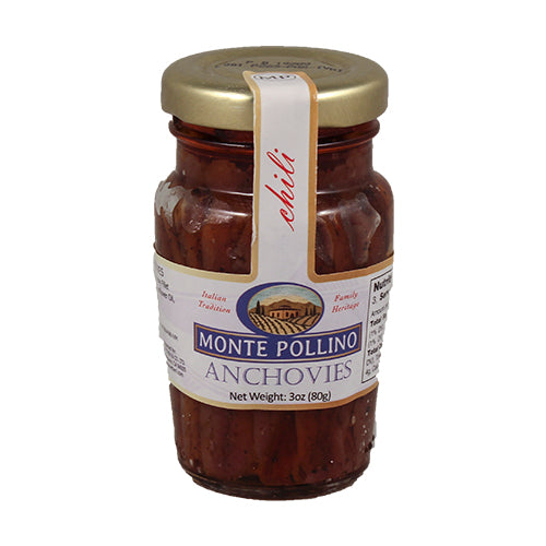 Monte Pollino Anchovies in Chili Oil 