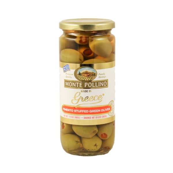 Monte Pollino Pimento Stuffed Green Olives 