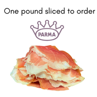 One pound of Prosciutto di Parma sliced to order