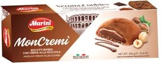 Marini Mon Cremi' Hazelnut Cream Filled Cookies 150 gr / 5.3 oz